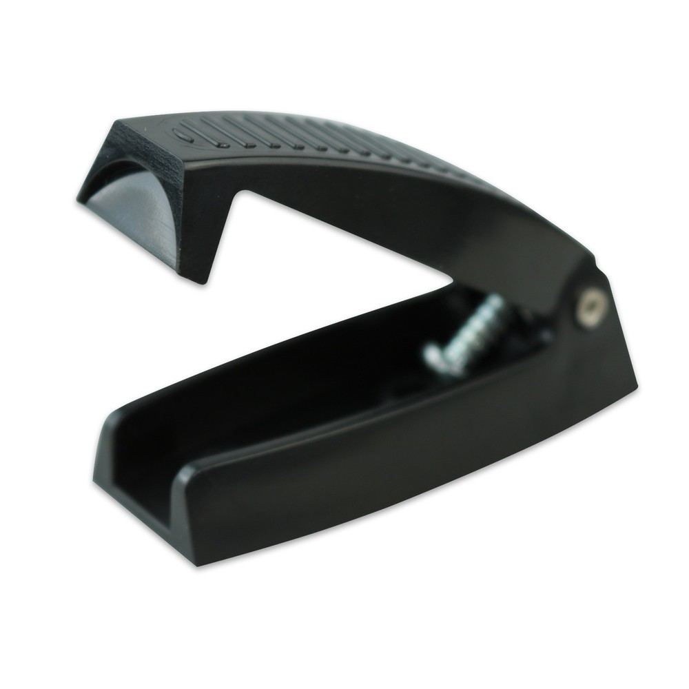 5 RV Camper BLACK Rounded Baggage Door Catches Compartment Latch Holders