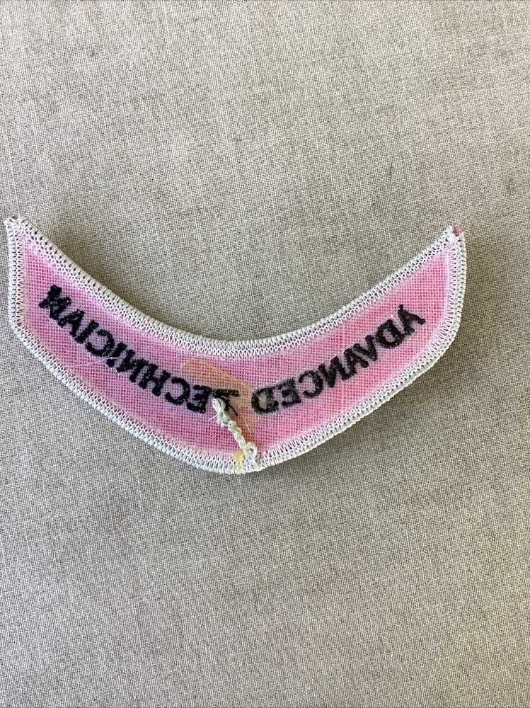 Harley Davidson ADVANCED TECHNICIAN Rocker PATCH orange,black,white