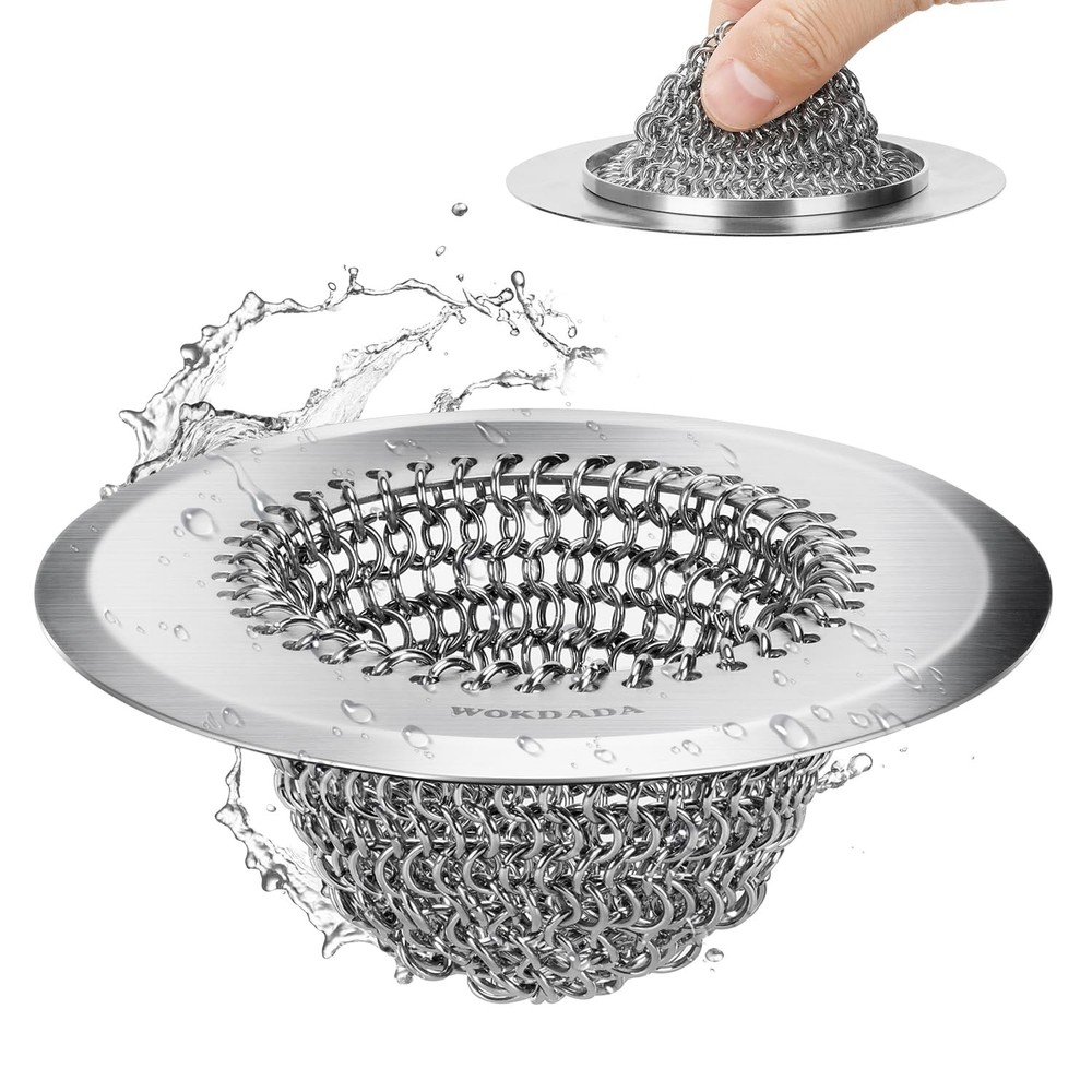 Revolutionary Kitchen Sink Drain Strainer, Patented Reversible Kitchen Sink S...