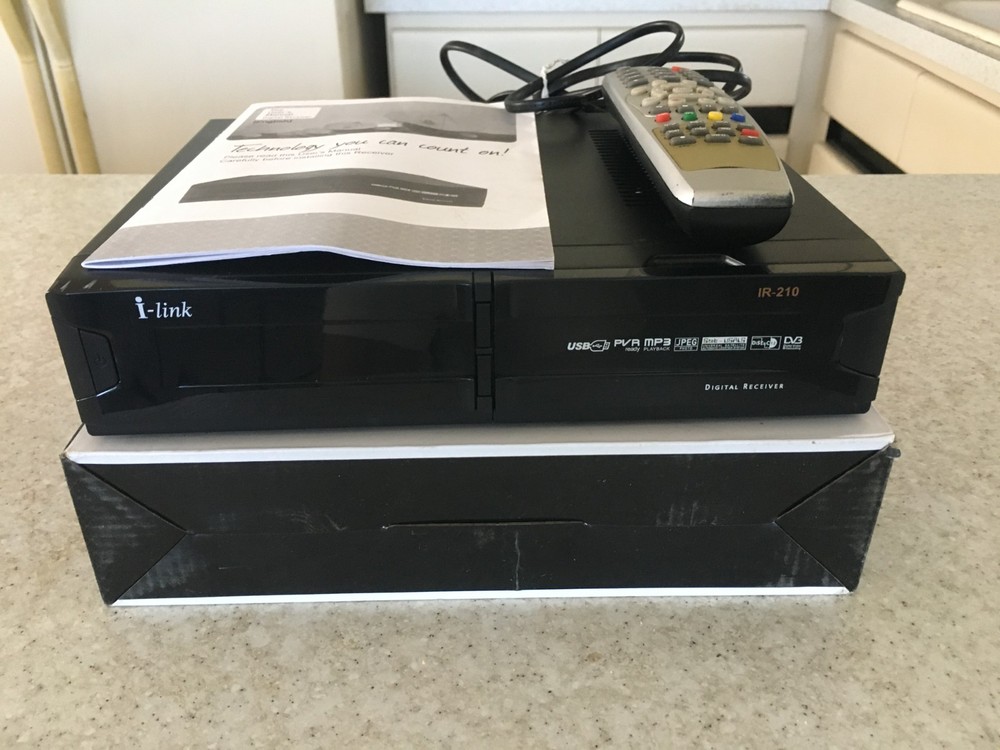 I-Link IR 210 PVR Ready Via USB Digital Satellite Receiver With Remote Control