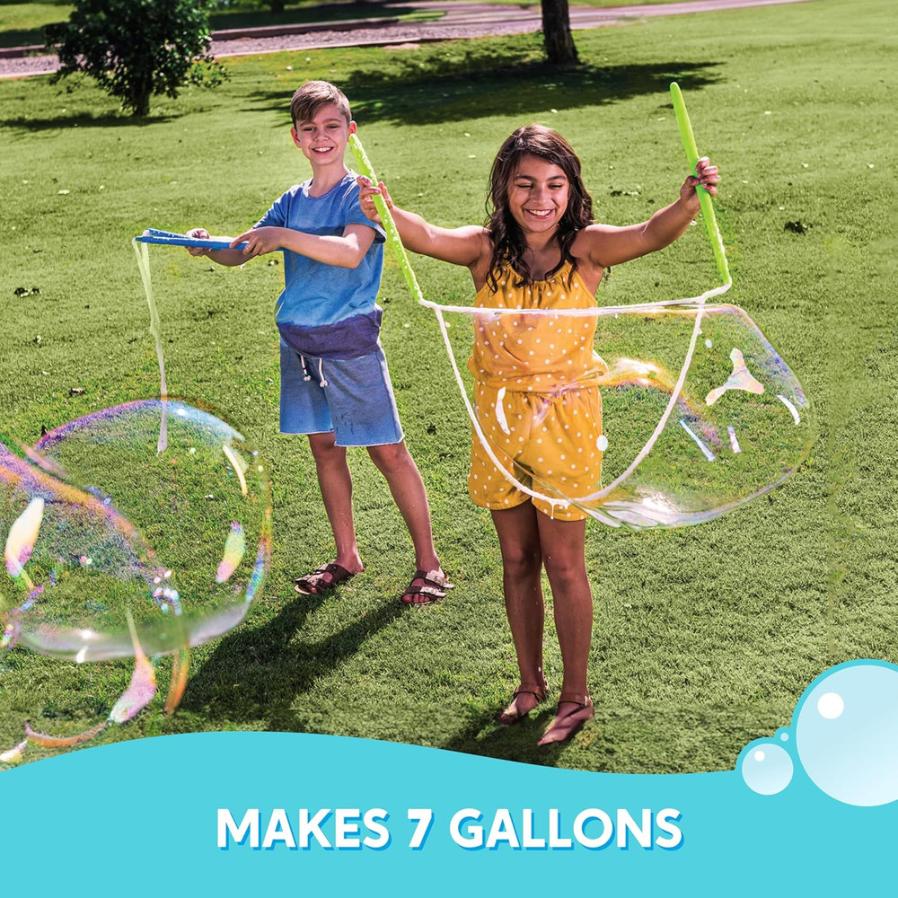 Giant Bubble Solution Concentrate, Makes 7 Gallons Refill for Wands/Machines Fun