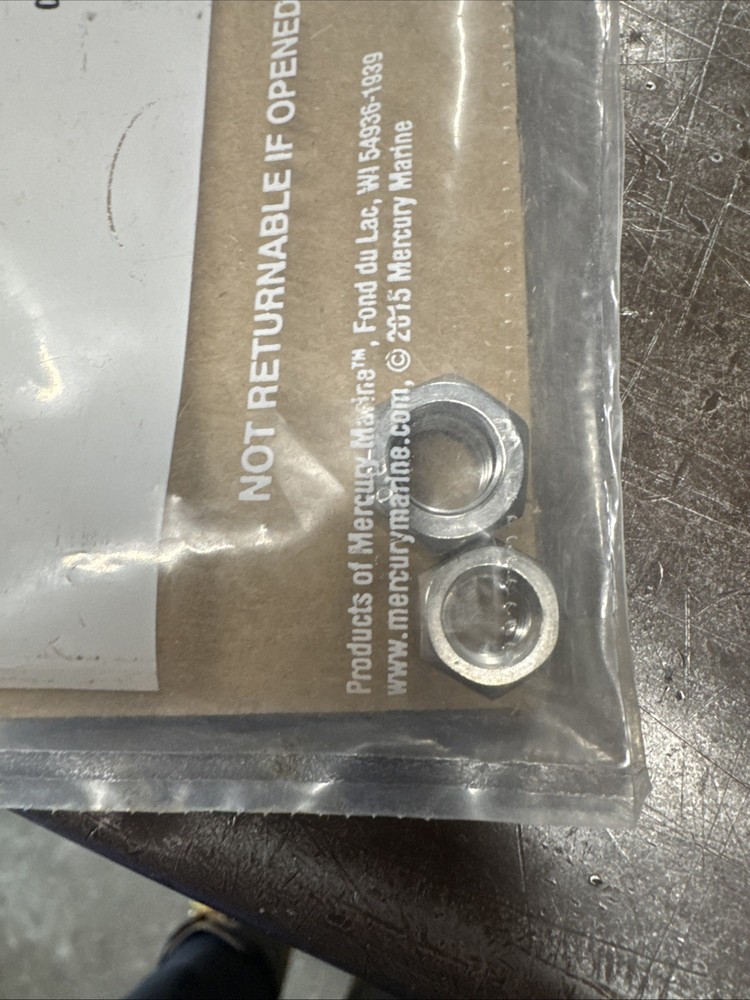 Mercury Decal & Nut Kit 56-895757a03 Battery Notice