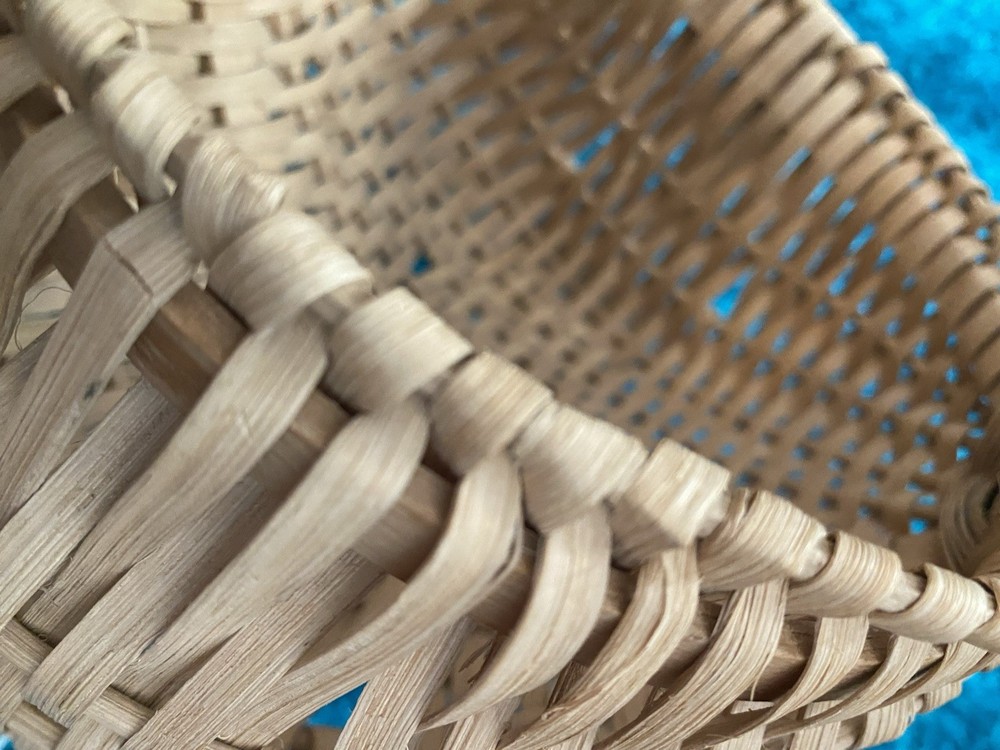 Vintage, Handmade basket with handle