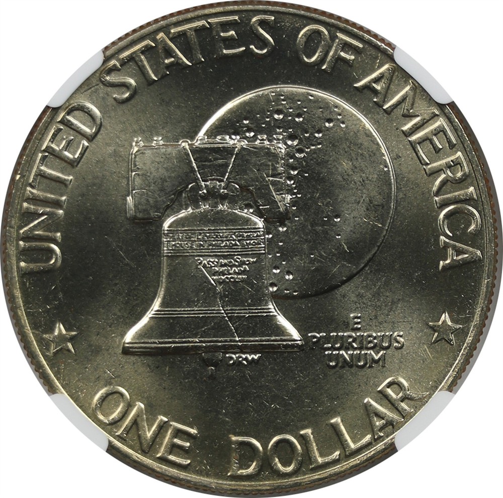 1976-D Type 2 $1 NGC MS 66 Eisenhower IKE Dollar