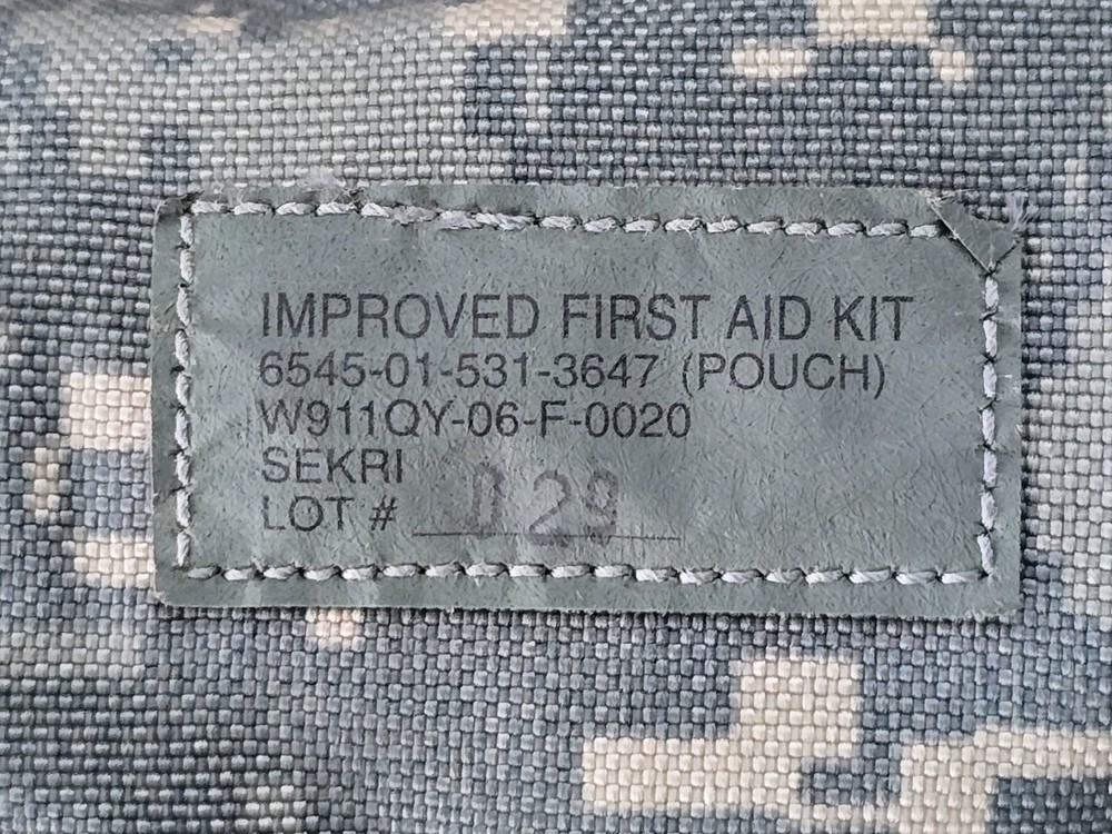 USGI ACU Molle II IFAK (Improved First Aid Pouch) w/Insert, Grade A