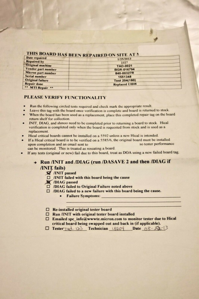 BGR-016794 / DPU I/F ANALOG PCB / ADVANTEST