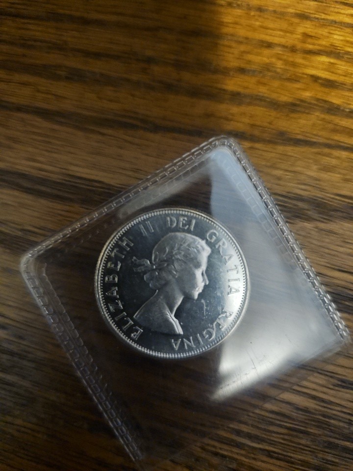 1963 Canada Silver 50 Cents Coin