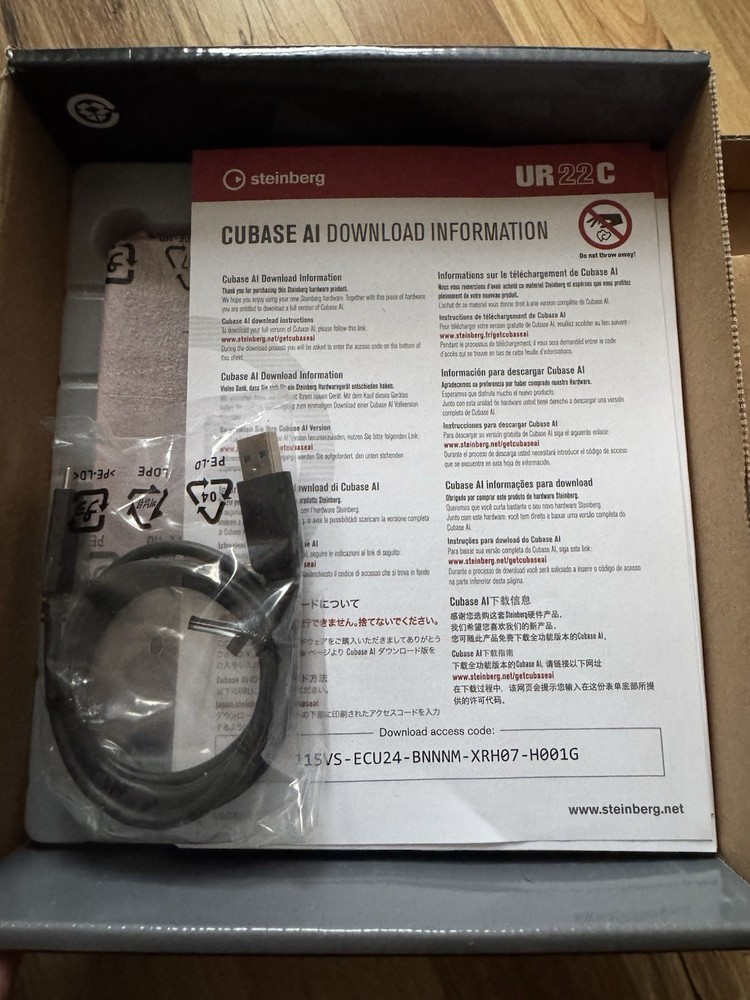 Steinberg UR22C USB 3.0 Audio Interface - New Open Box