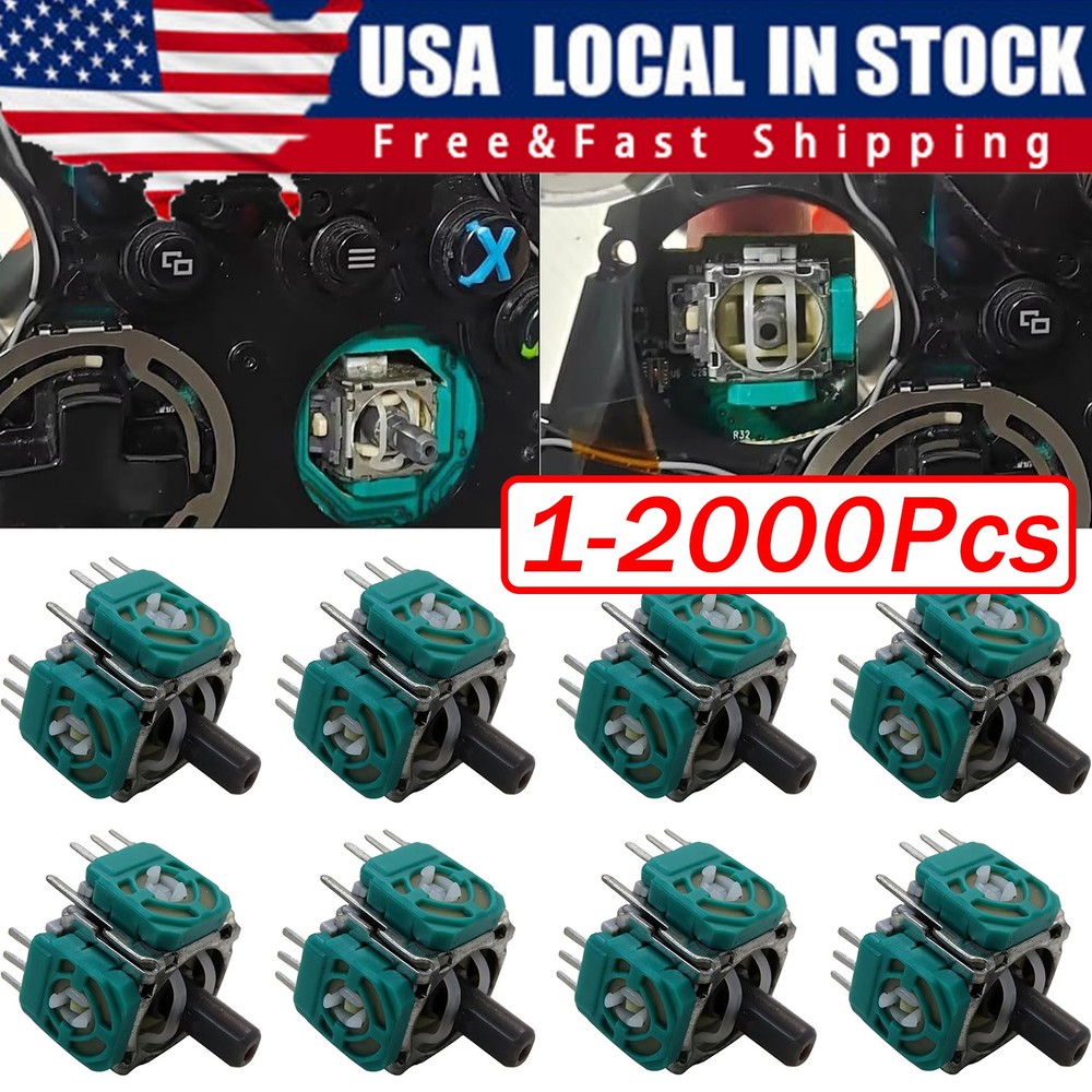 1~2000 Analog Stick Joystick Replacement For PS4 Dualshock 4 Xbox One Controller