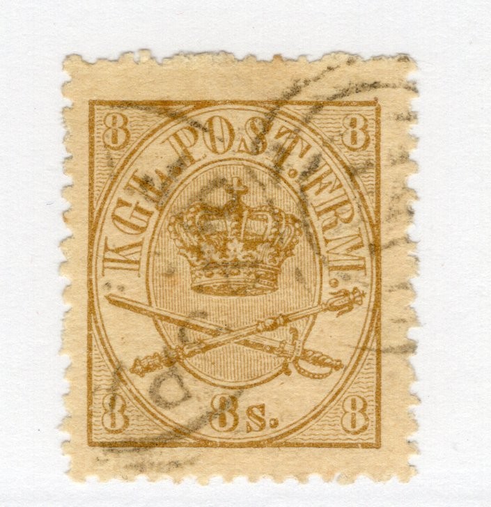 Denmark - Sc# 14 Used      -       Lot 0426053