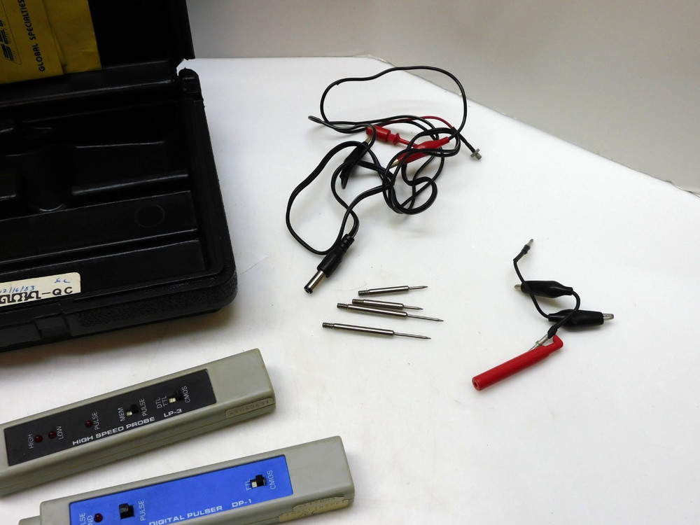 GLOBAL LOGICAL ANALYSIS TEST KIT LTC-2 MISSING POWER CABLE & LOGIC MODULE