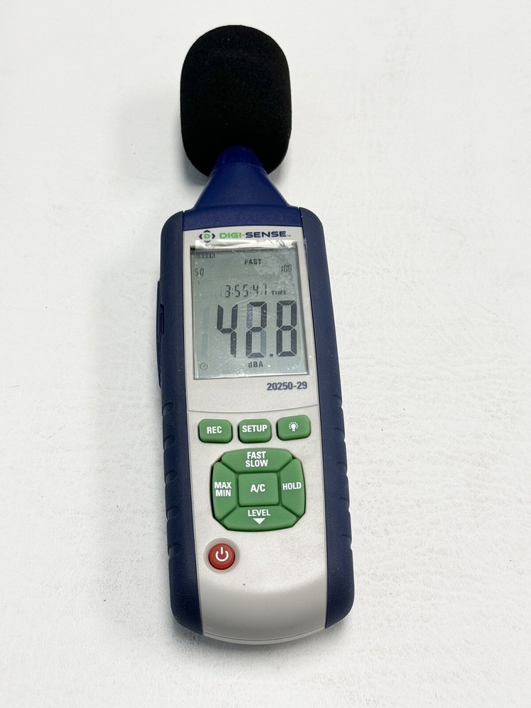 Working*  Digi-Sense 20250-29 Data Logging Sound Meter