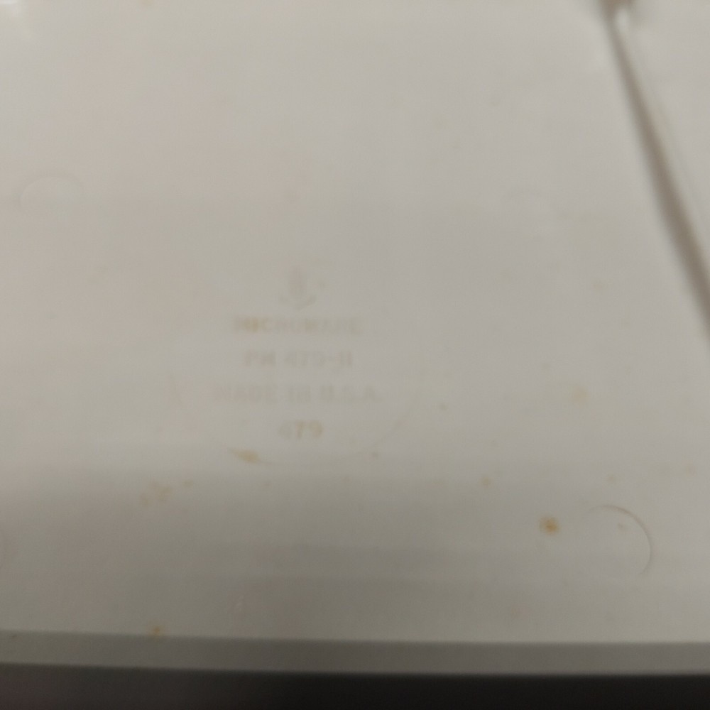 Vintage Microwave Polymer Bacon Tray- Tan