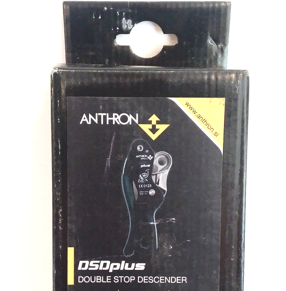 MSA SDSD25 Anthron DSDplus Double Stop Descender Fall Protection BLACK NEW