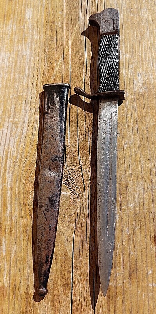 GERMAN MINI BOOT FIGHTING KNIFE BAYONET WW1 ORIGINAL