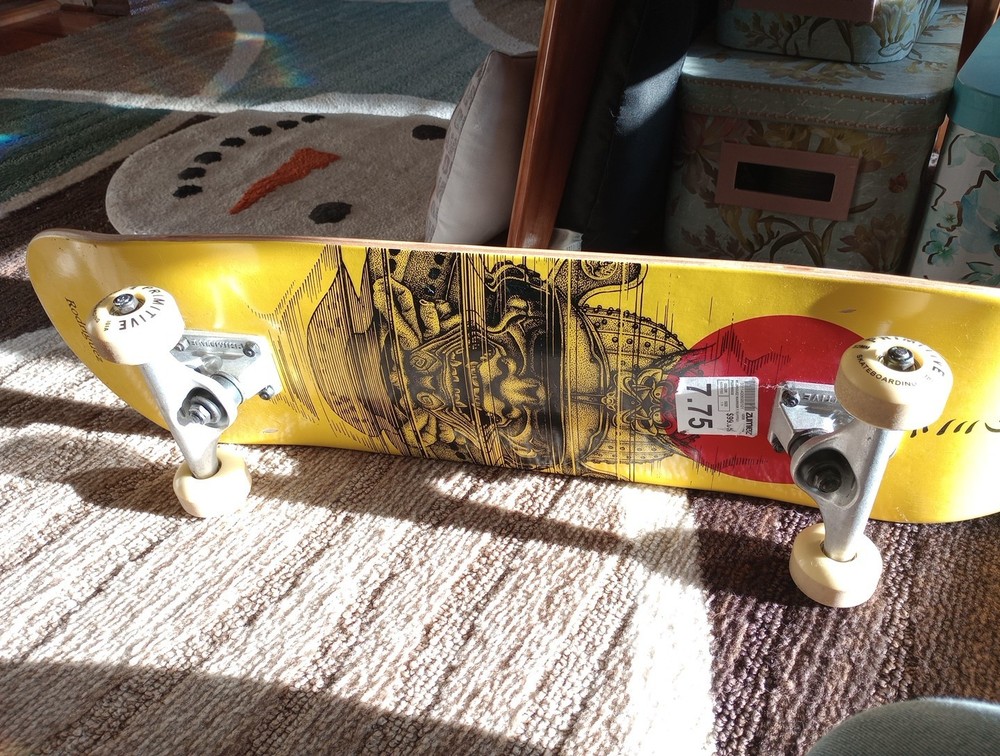 Zumiez Primitive Rodriguez Warrior Samurai Skateboard 7.75" Complete Skateboard