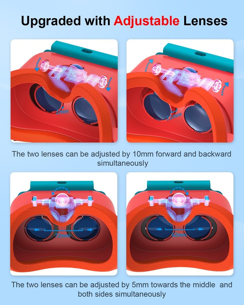 For Nintendo Switch & OLED VR Headset Labo VR Kit 3D Goggles Gaming Experience