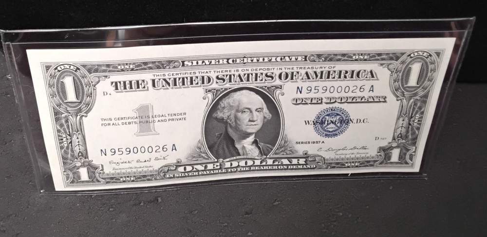 1957-A U.S. $1 SILVER CERTIFICATE    026A
