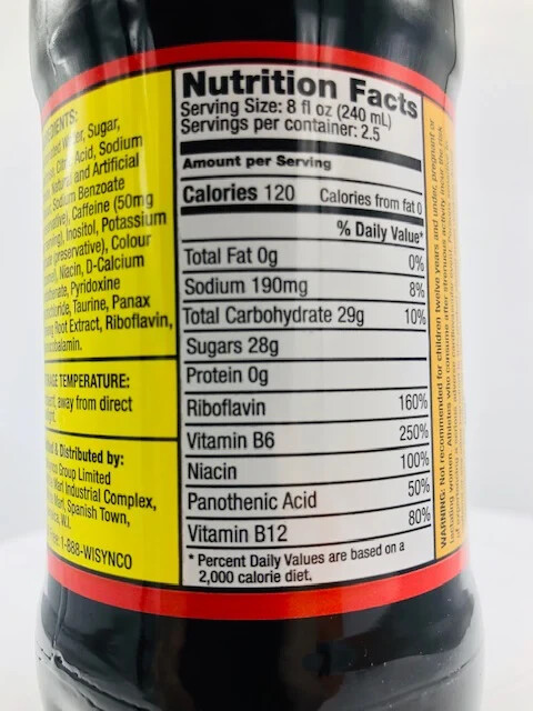 BOOM jamaican energy Drinks (pack of 3)
