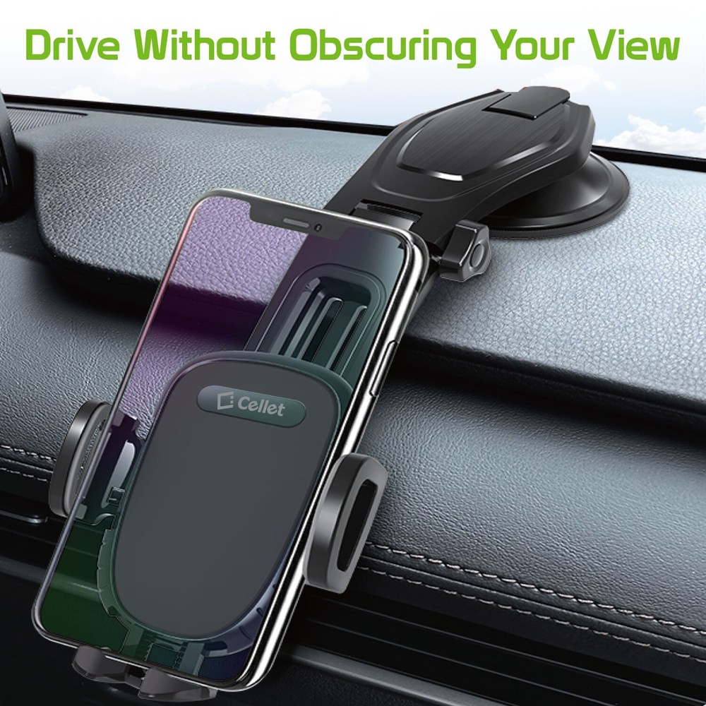Cellet Dashboard Windshield Phone Holder Suction Cup Mount