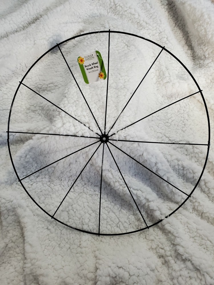 BICYCLE WHEEL WREATH FORM 14 INCH FOR CRAFTS