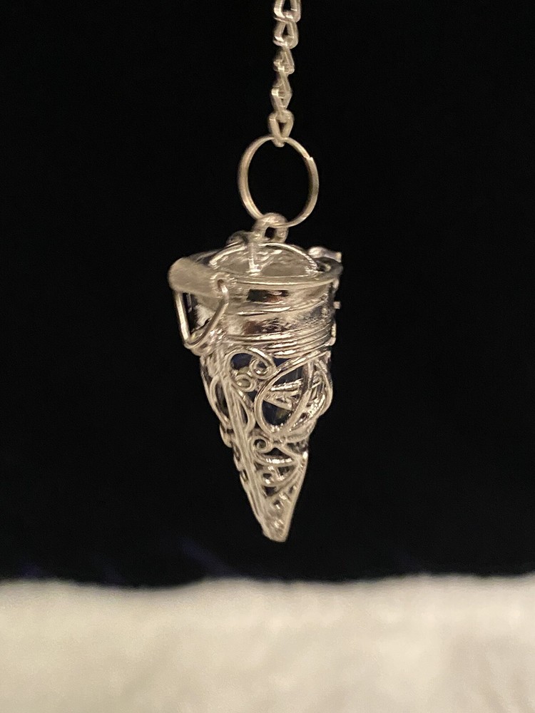 Silver Pendulum with 7 insertable Chakra