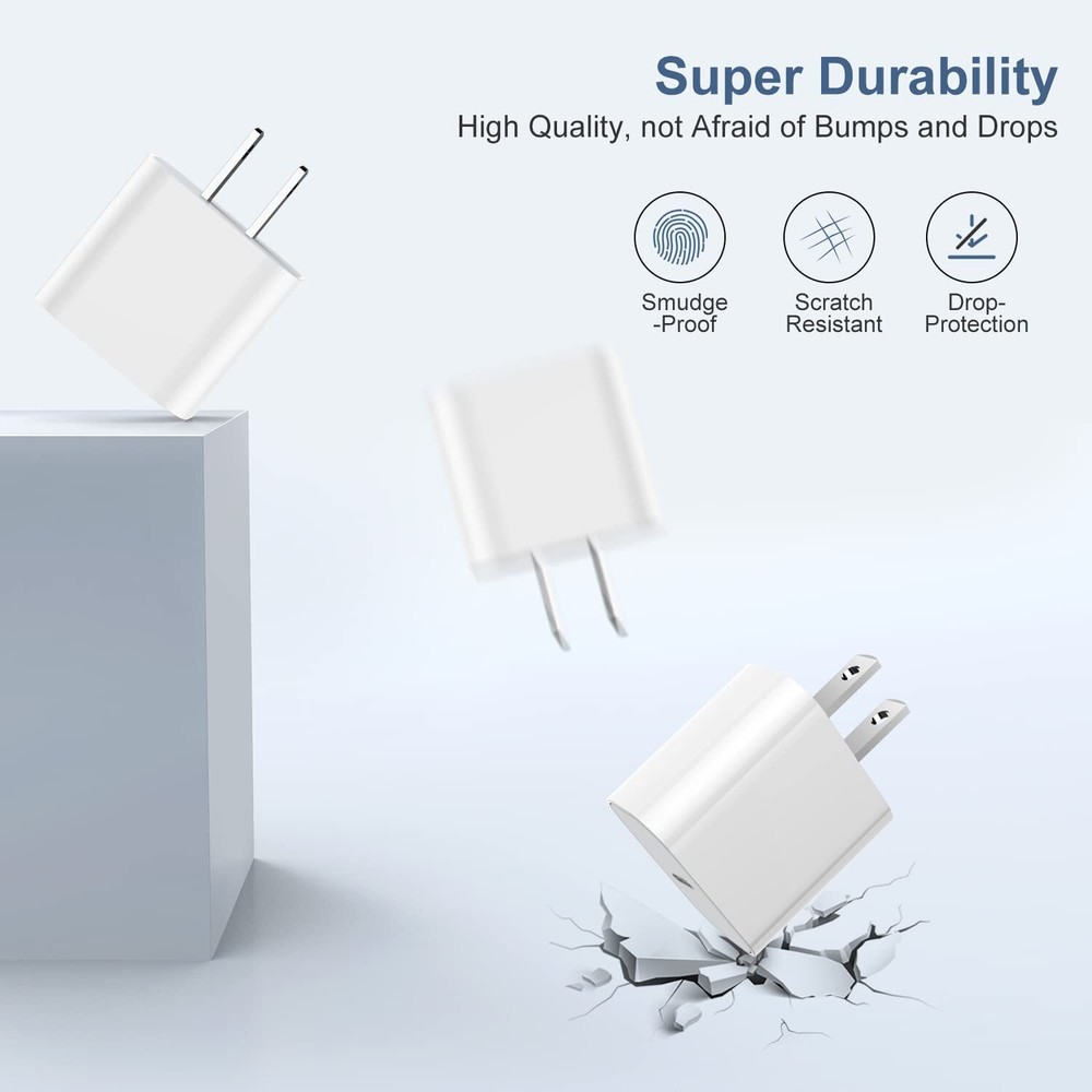 Lot 20W USB Type C Power Adapter Fast Charger Cube Block For iPhone iPad Android