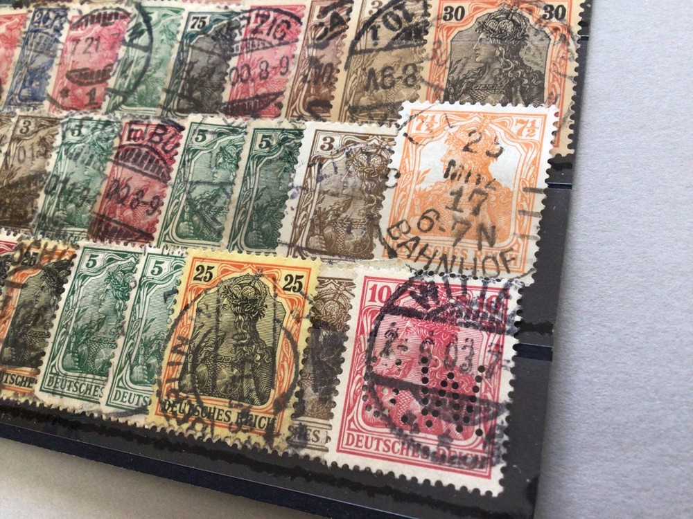 German Empire early vintage used stamps Ref 65183