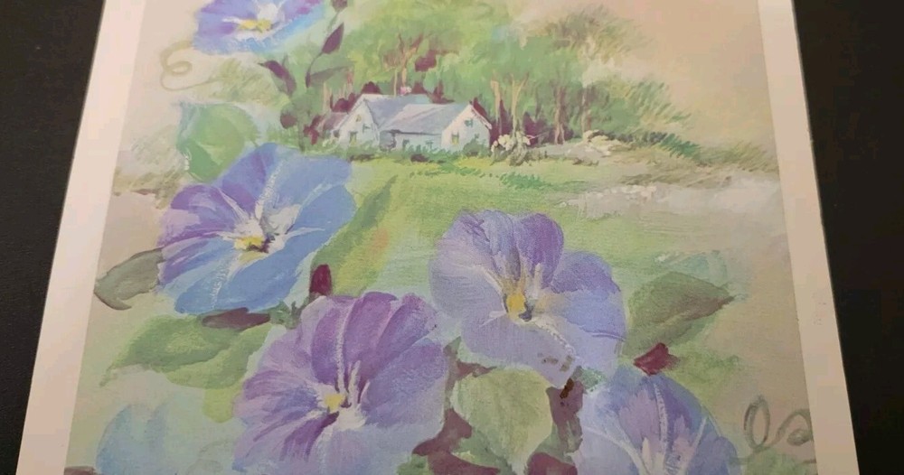 Vintage County Sunshine Writing Tablet Notepad Flowers Decorative