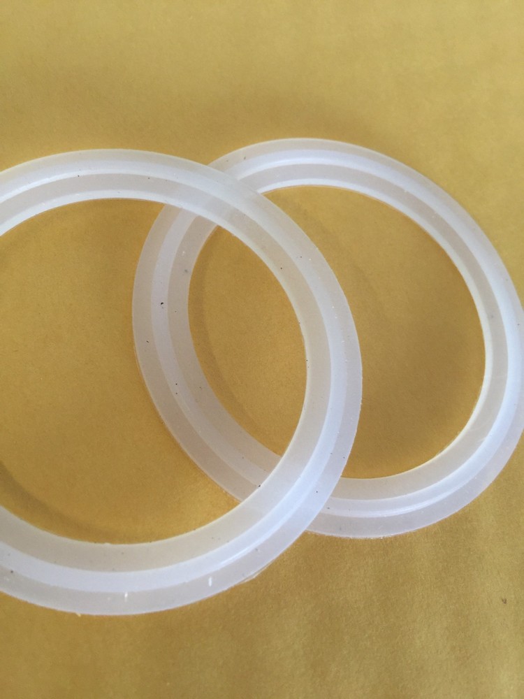 2 PACK 2" Silicone Tri Clamp GASKET For Distilling Column, Sight Glass Moonshine