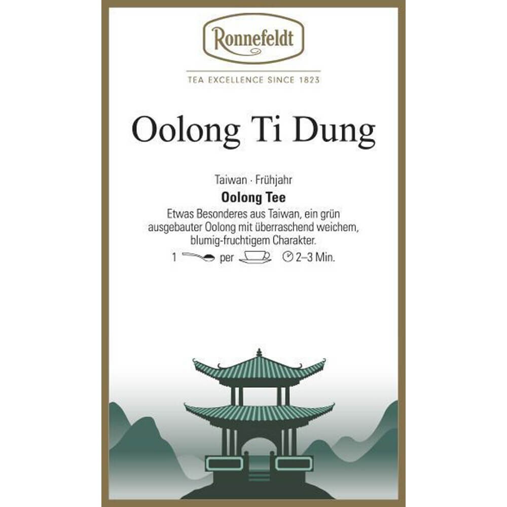Ronnefeldt TeaStar Collection - Loose Leaf Tea - Dung Ti Oolong - 100 g