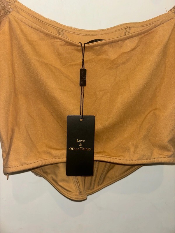 Camel Co-ord Set Evening Wear
