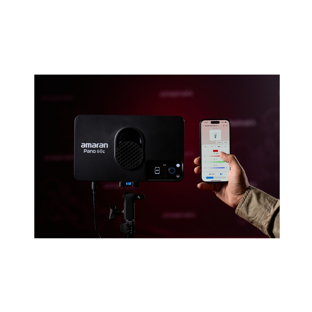 amaran Pano 60c Creator Kit (Charcoal) Bundle with Barn Doors (2 Items)