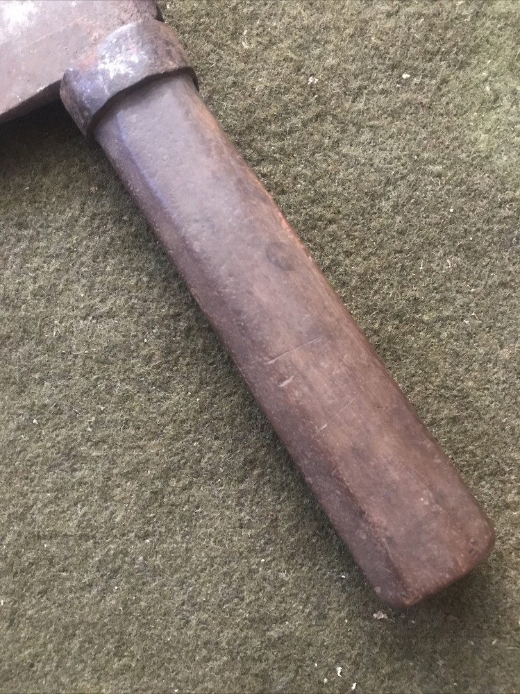 Cleaver Antique PRIMITIVE HANDMADE Blacksmith Unique Early.