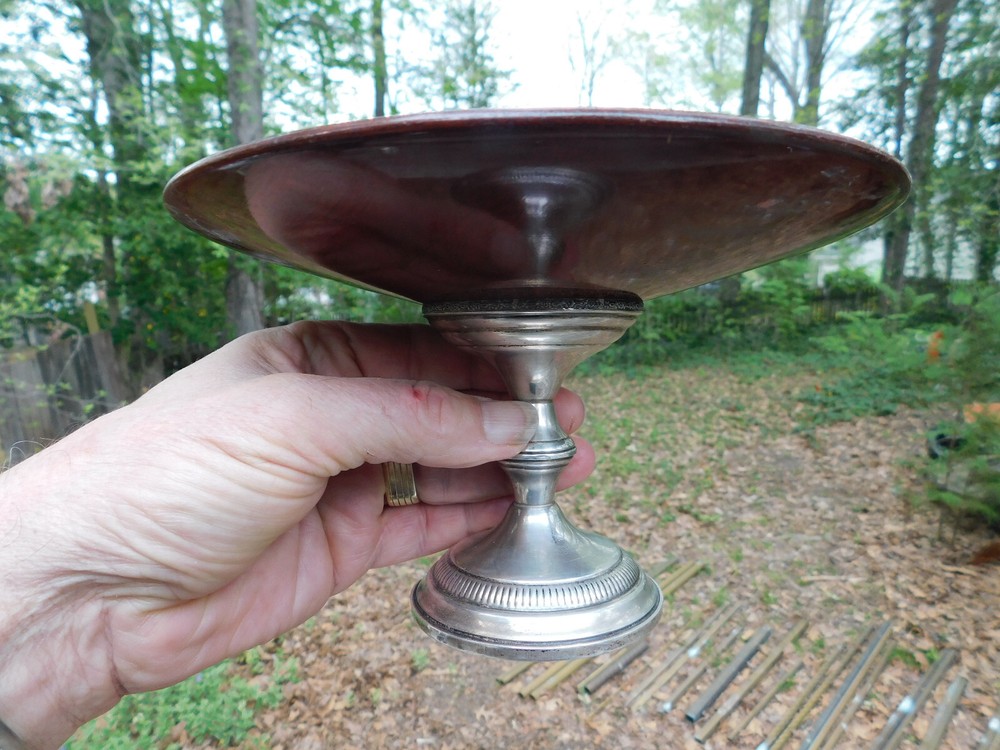8" Sterling Silver Weighted Pedestal Compote Bowl