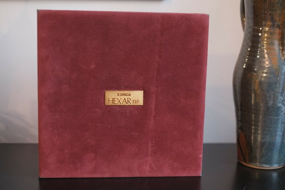 Konica Hexar RF Velvet Presentation Box