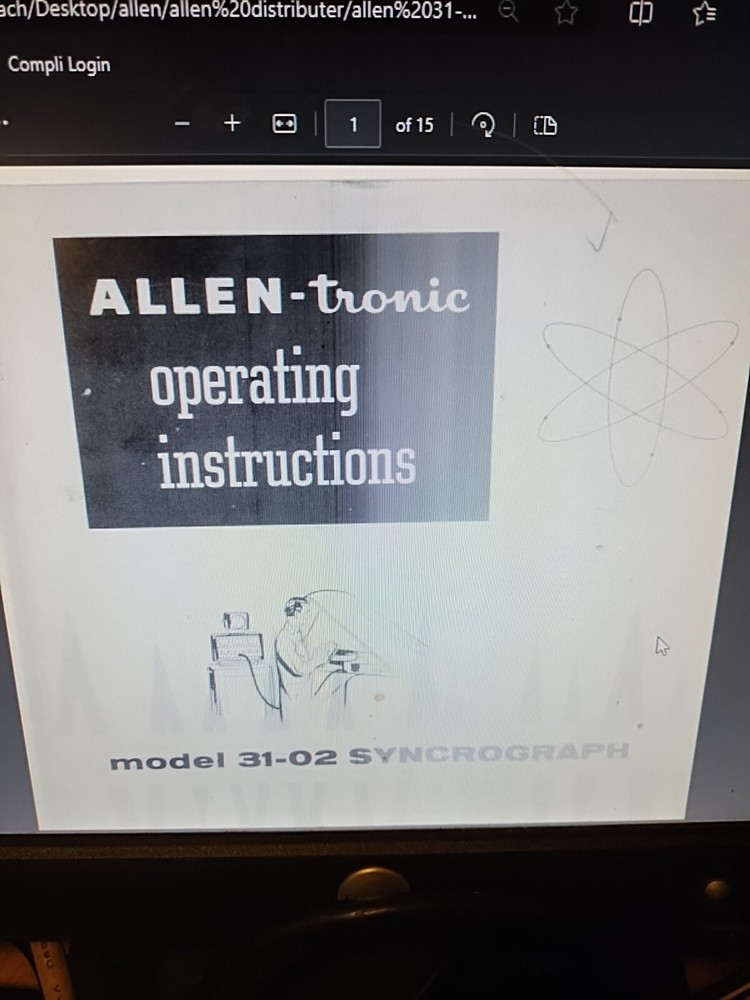 Allen Distributer Machine User Service Manual Bundle Pdf Book Cd