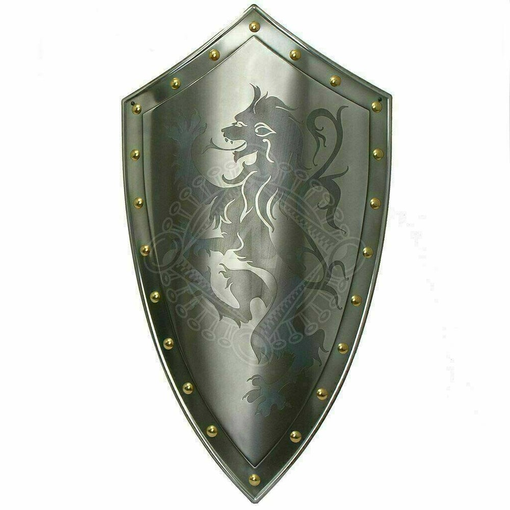Medieval Fully Functional Dragon Warrior Templar Shield Medieval Knight Shield