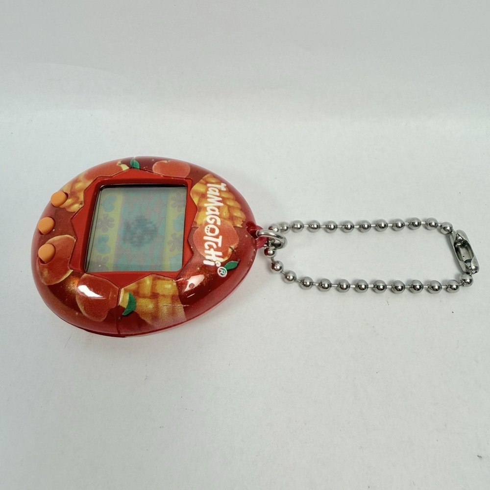 Tamagotchi Original 2021 Peach Fruit Shell Virtual Pet Tested Working