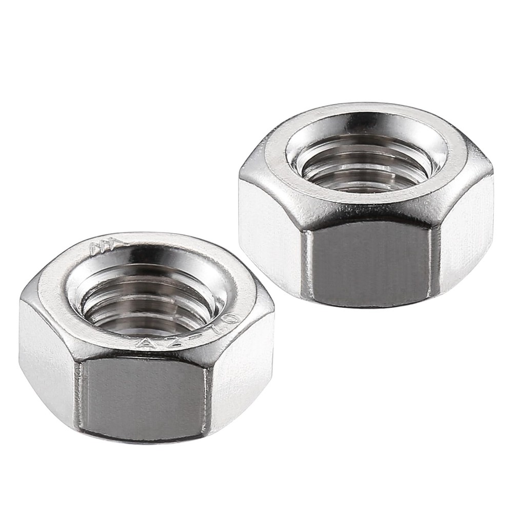 Wensilon 1/4-20 304 Stainless Steel Hex-Nuts 50pcs