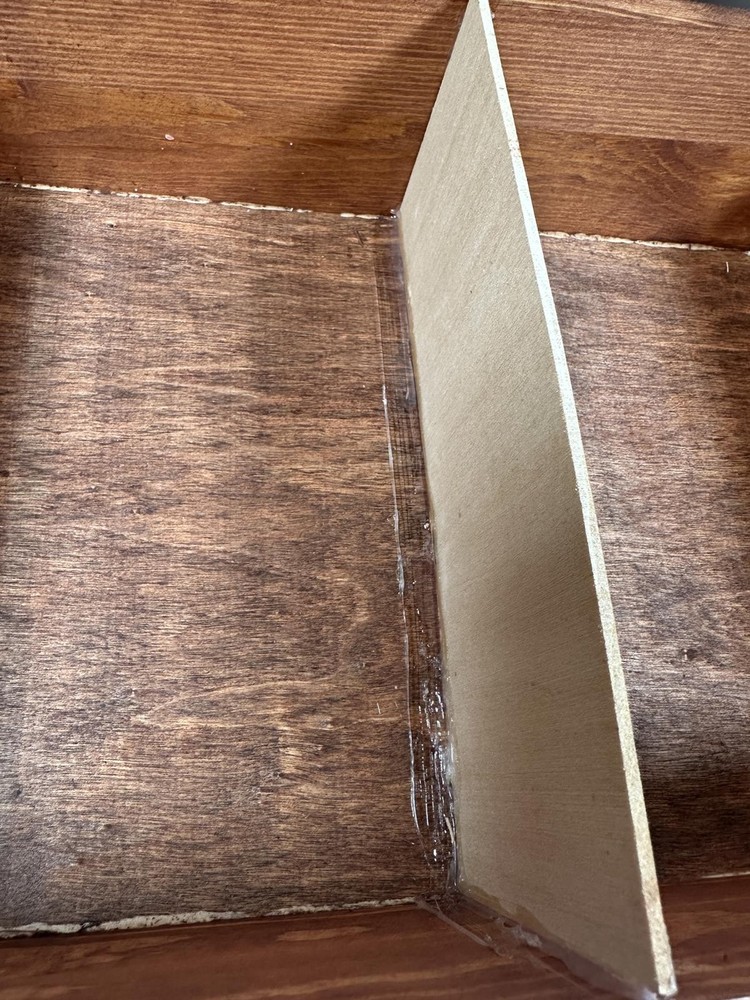 Wooden Storage Box With Brass Corners Rustic Organizer Case