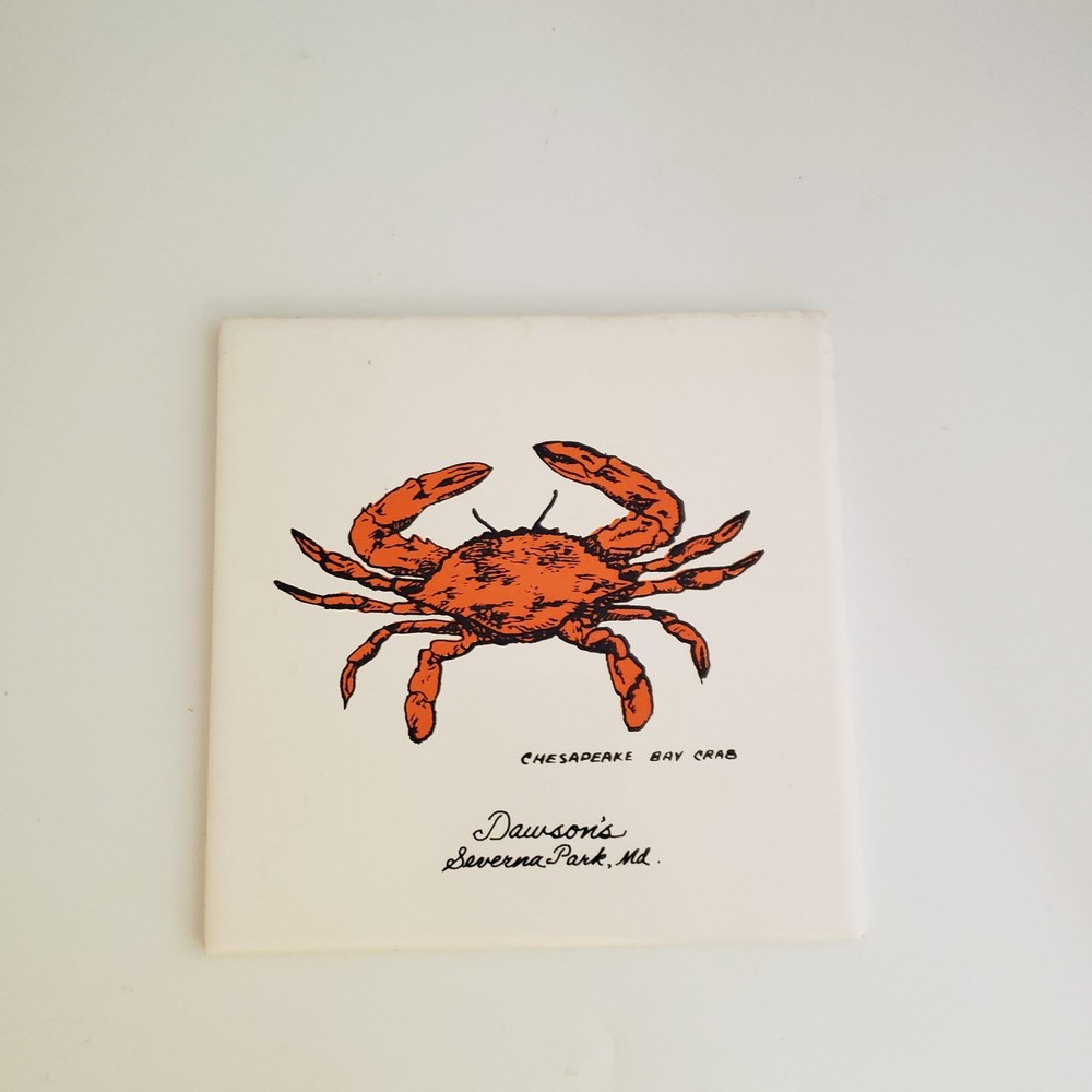 Chesapeake Bay Crab Decorative Tile
