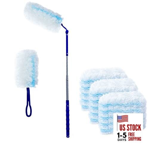 360 Degree Dusters Multi Surface 1 Handle, 12 Dusters(giving Short Shank)