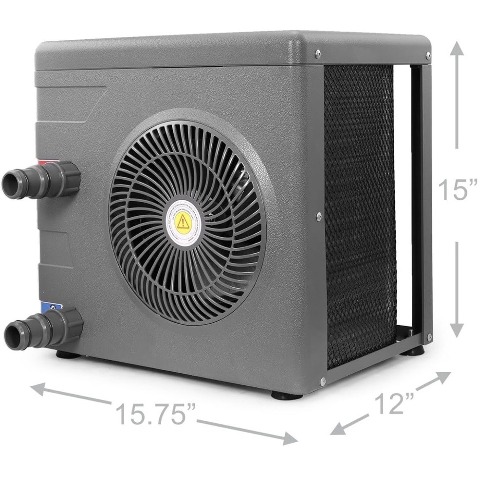 XtremepowerUS 14800BTU Heat Pump for Above Ground Swimming Pool Heater 4800 Gal