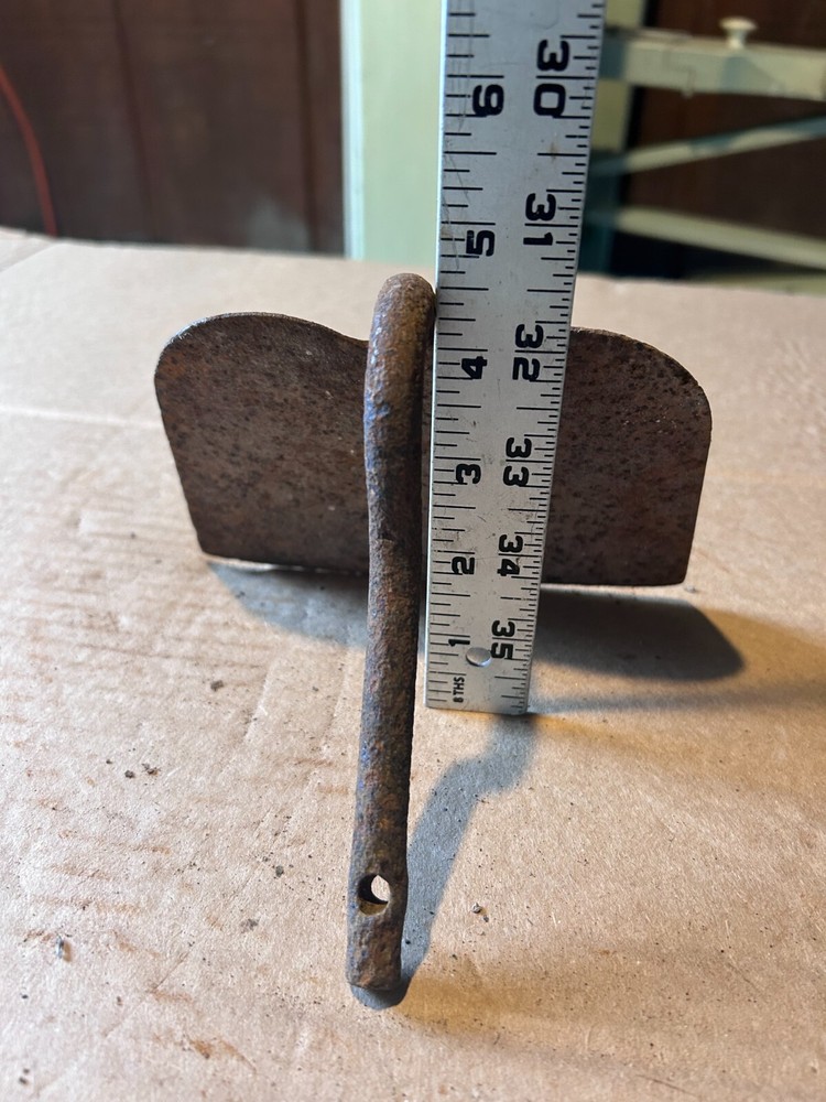 Rustic Original Vintage Primitive Metal Hoe no handle