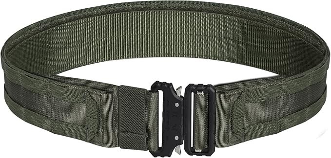 Heavy-Duty Tactical Molle Battle Belt with Quick-Release System