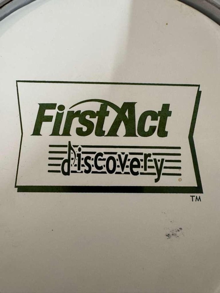 First Act Discovery Rack Tom Drum Flame Design Metal Plastic