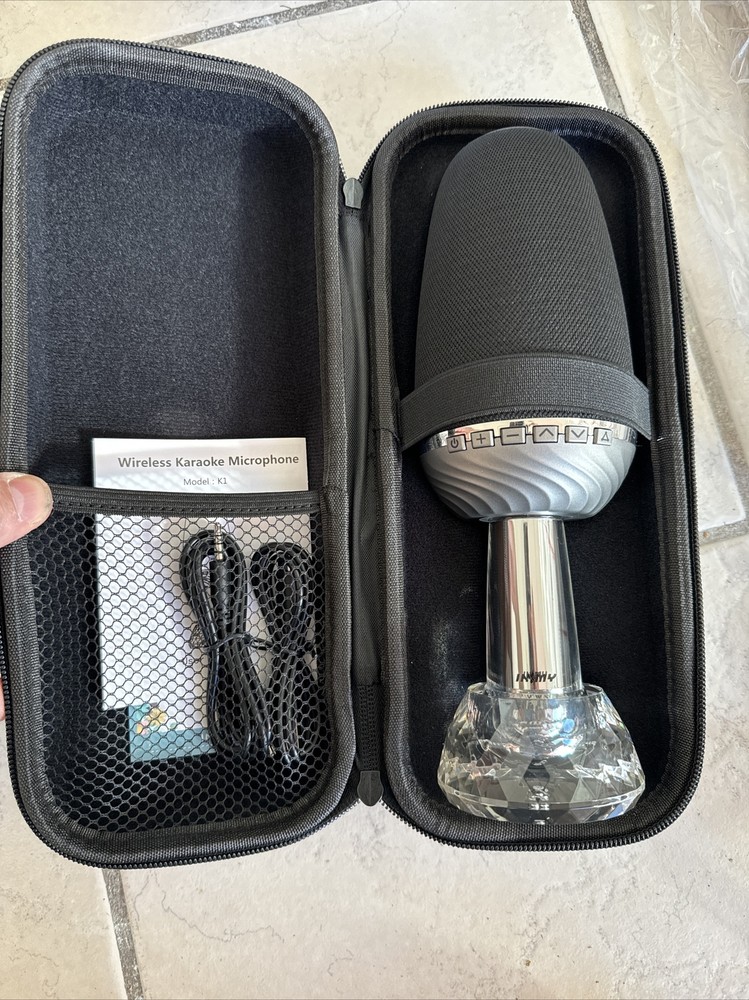 insmy wireless karaoke microphone