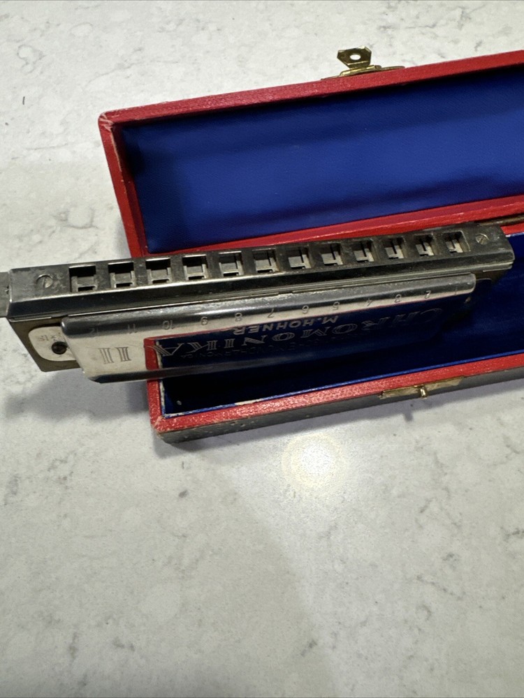 Chromonika II Harmonica C Key M. Hohner Original Box