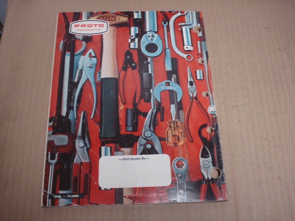 1974 Proto Professional Tools Catalogue